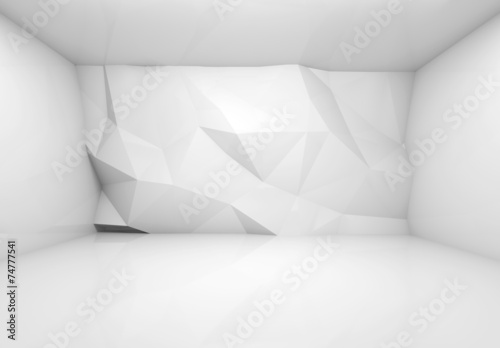 streszczenie-bialy-wnetrze-3d-z-wzorem-wieloboczny-relief