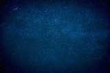Blue dark night sky with many stars poster