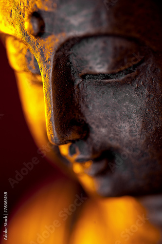 Poster Buddha figur kopf