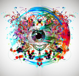 яркий абстрактный фон