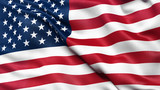 Illustration of the USA national flag poster
