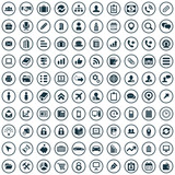 100 company icons poster