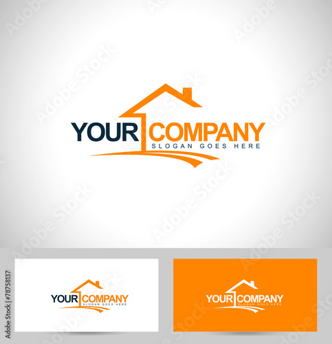 Real Estate Logo Design. House Logo Design poster