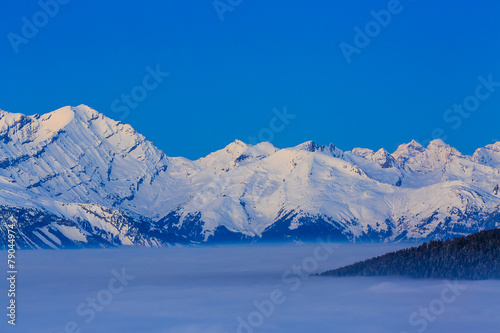 Fototapeta Thyon 4 Valleys, Swiss Alps 