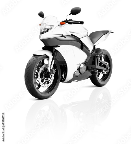 Fototapeta Illustration of Transportation Sport Motorbike Racing Concept