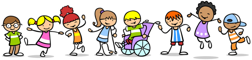 Image result for disabled children clip art