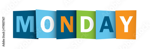 MONDAY (icon symbol button)