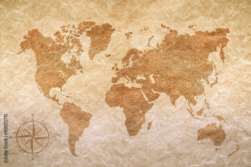 vintage-papier-z-mapy-swiata