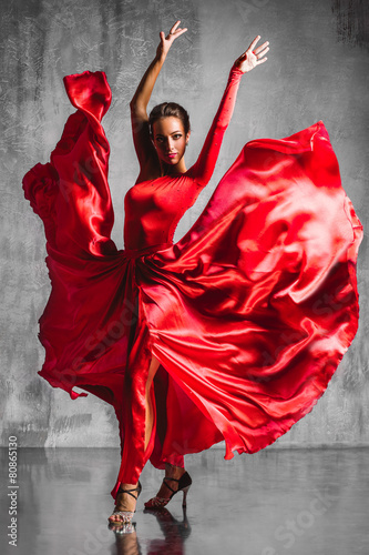 Obraz Fotograficzny flamenco dancer