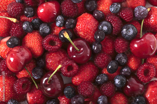 Mixed berries closeup © jc_studio