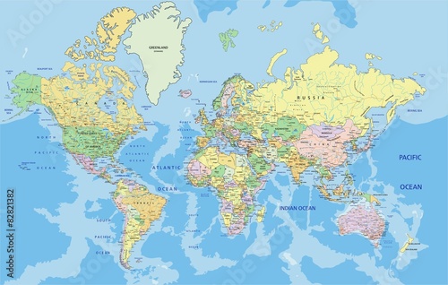世界名胜地图全景图图片