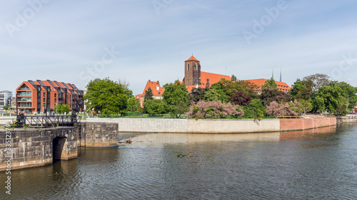  Overall view on Sand Island (Wyspa Piasek) in Wroclaw