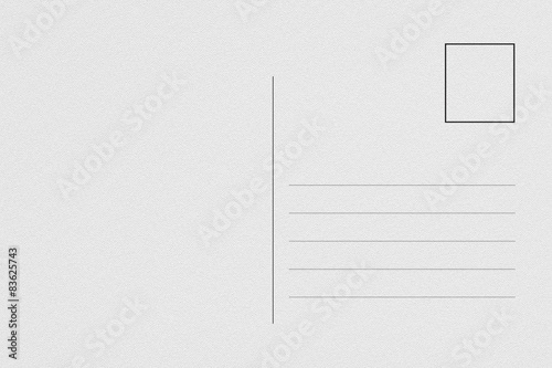 Back of airmail blank postcard.