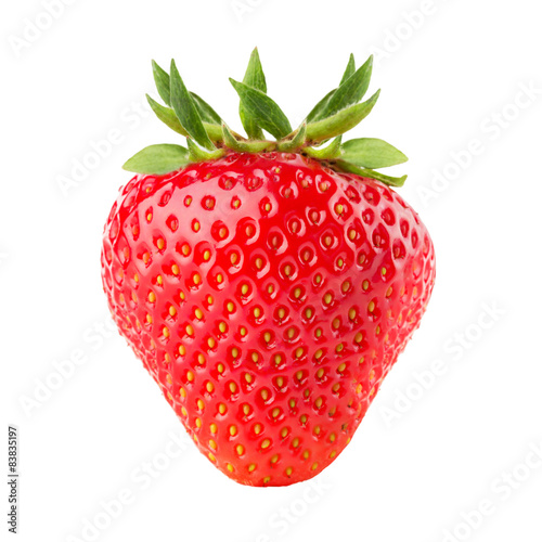 strawberry isolated on the white background