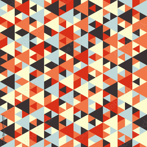 Fototapeta Abstract geometric background. Mosaic. Vector illustration. 
