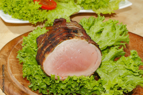 Poster Schweinefilet, Schweinemedaillons, gegrillt, Schweinefleisch, Fl