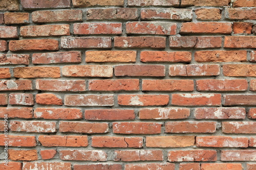  mur z czerwonej cegły