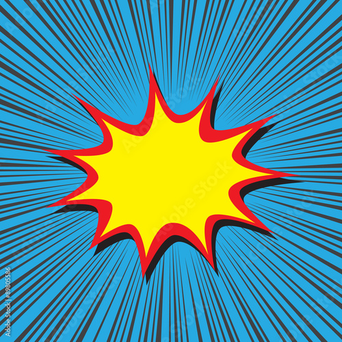 Comic speed line background