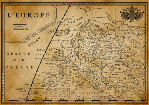 stara-europejska-mapa-na-starym-papierze