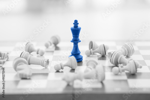Valokuva Chess business concept, leader & success