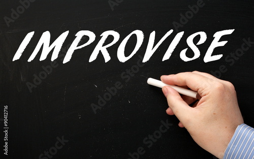 Easy Sentence With The Word Improvise