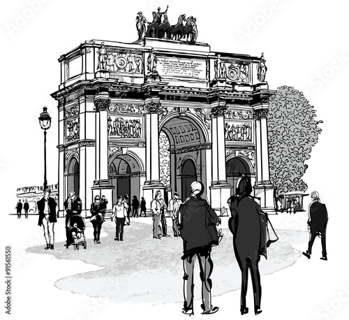 luk-triumfalny-w-paryzu-i-ogrod-tuileries-w-paryzu