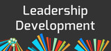 Leadership Development Dark Colorful Elements 