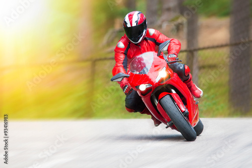 Motorbike racing