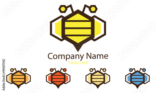  Bee Logo Stock image and royalty free vector files on 