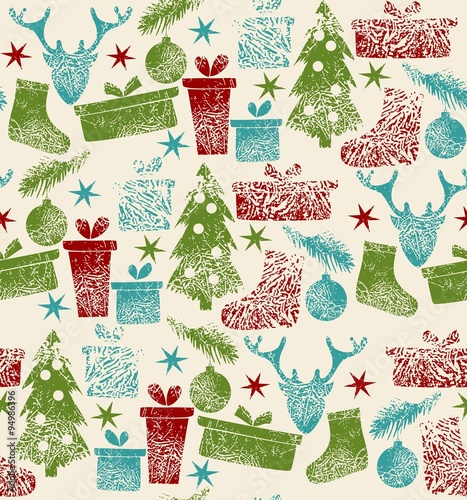 Christmas seamless pattern