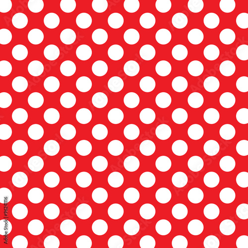 Polka Dots Background With White Dots And Red Background Buy