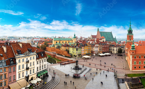 Obraz Fotograficzny Panoramic view of Warsaw