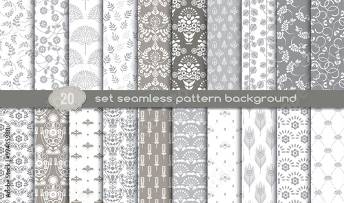 Vector damask seamless pattern background.pattern swatches included for illustrator user, pattern swatches included in file, for your convenient use. © artdee2554