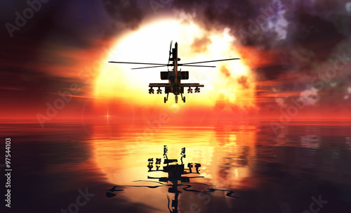 helikopter-wojskowy-i-refleksje