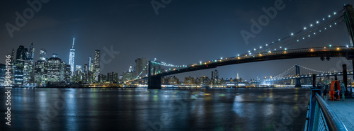  new york cityscape night view from brooklyn