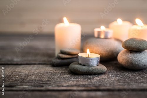 Poster, Tablou Spa stones