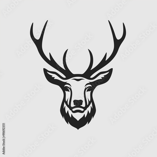 Fototapeta Deer mascot and logo great for sport and team logo