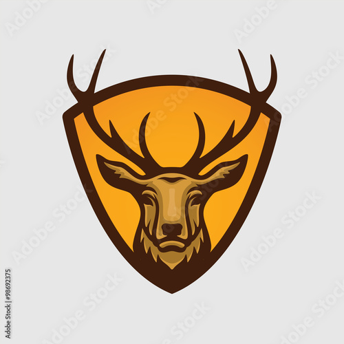  Deer mascot and logo great for sport and team logo