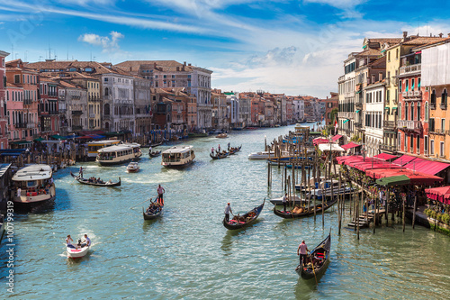Poszter Gondola on Canal Grande in Venice