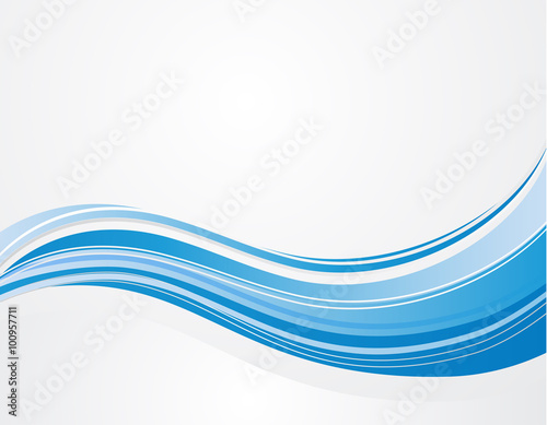 abstract background blue wave pattern