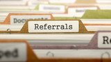 File Folder Labeled as Referrals.