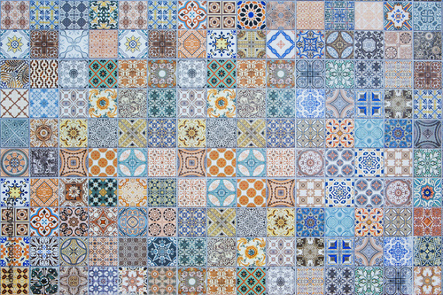Fototapeta Ceramic tiles patterns from Thailand