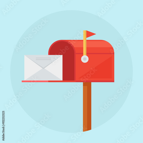 Mail box vector illustration