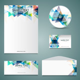 stationery plan business pdf design wave Business with stationery layout