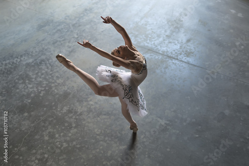 Poster Ballerina indoors