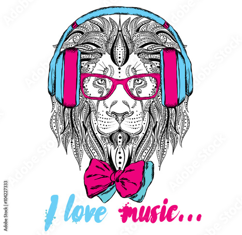 sluchawki-leo-hipster-lew-w-stylu-etnicznym-batik