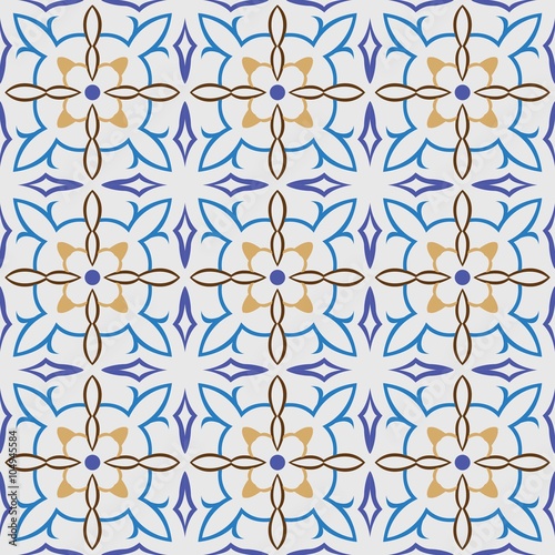  Vector seamless pattern background.
