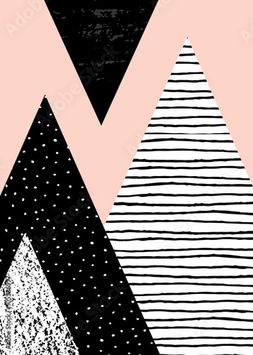 Zdjęcia Abstract Geometric Landscape