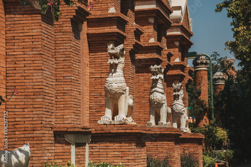 Poster PATTAYA, THAILAND - FEBRUARY 6 2016: Culture, features and Life of Thailand