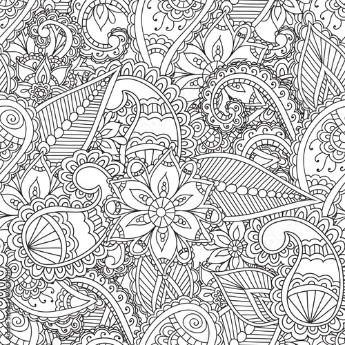 kolorowanki-dla-doroslych-seamles-henna-mehndi-doodles-streszczenie-kwiatowe-elementy